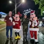 Com muita emoção e alegria, multidão prestigia inauguração da Iluminação Natalina de Caracol Com muita emoção e alegria, multidão prestigia inauguração da Iluminação Natalina de Caracol