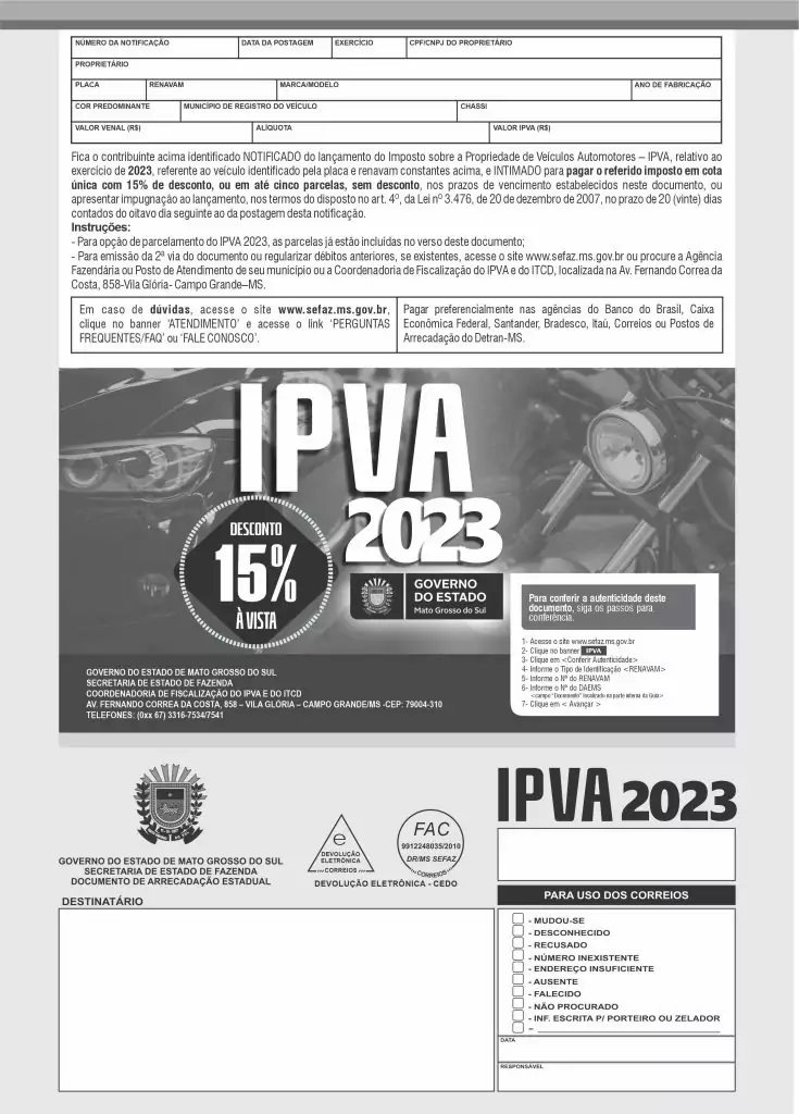 IPVA 2023: confira dicas infalíveis para não cair no golpe do boleto falso IPVA 2023: confira dicas infalíveis para não cair no golpe do boleto falso