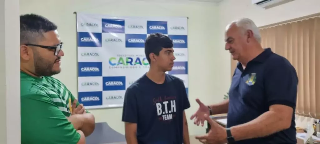 Aluno de Caracol é convocado pela Base Aérea de Campo Grande para jogar Estadual de Voleibol Aluno de Caracol é convocado pela Base Aérea de Campo Grande para jogar Estadual de Voleibol