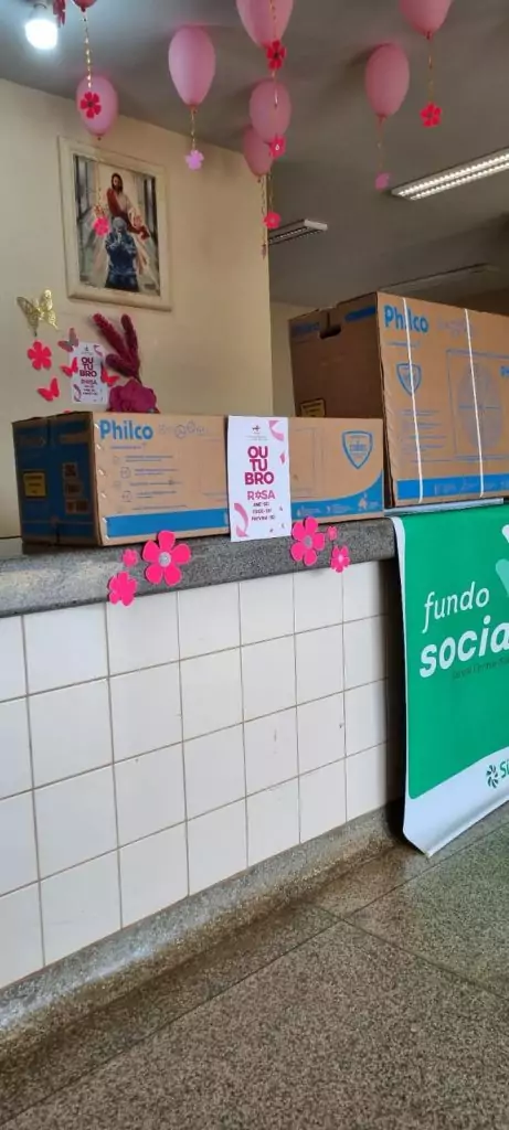 Sicredi de Caracol doa ar condicionado para Hospital Beneficente do município Sicredi de Caracol doa ar condicionado para Hospital Beneficente do município