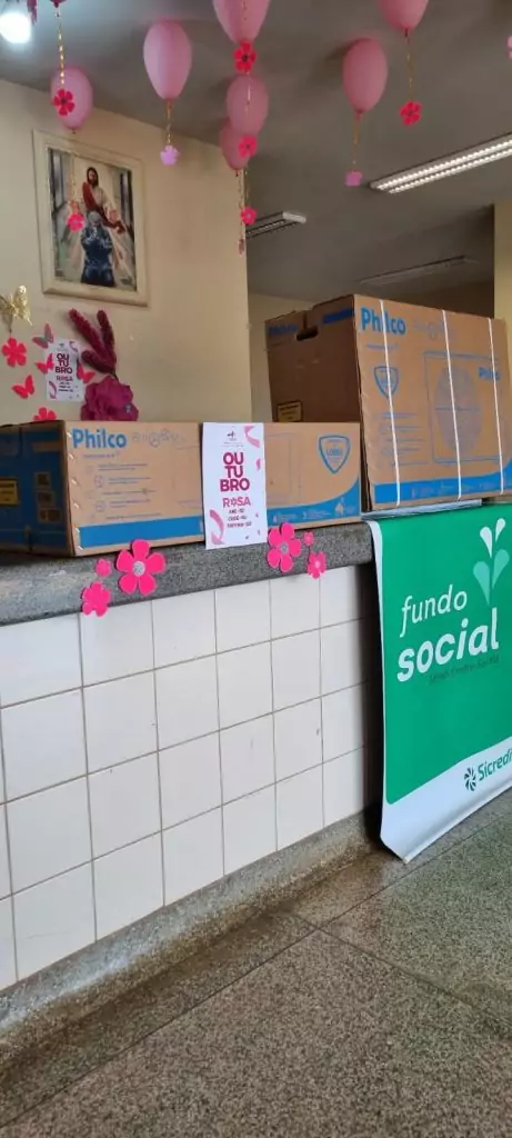 Sicredi de Caracol doa ar condicionado para Hospital Beneficente do município Sicredi de Caracol doa ar condicionado para Hospital Beneficente do município