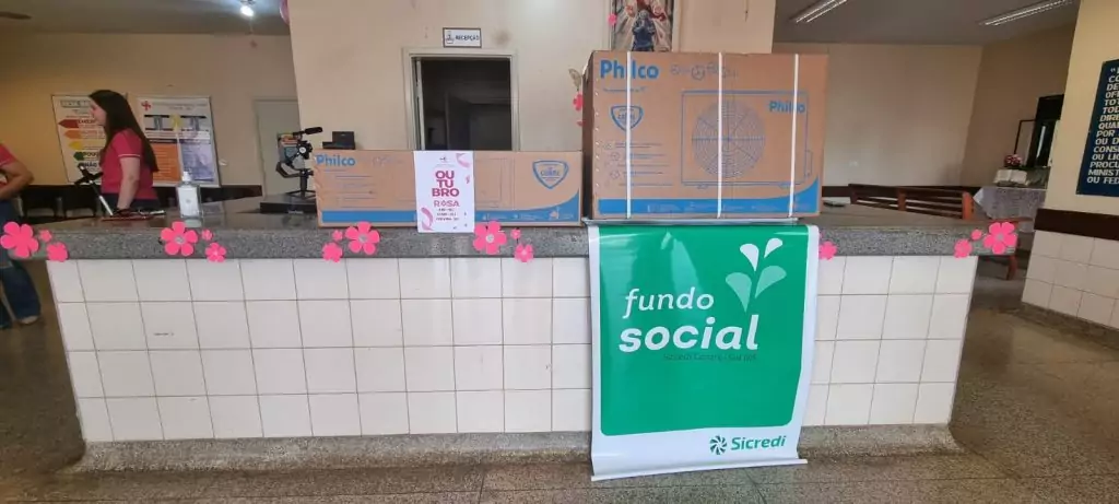 Sicredi de Caracol doa ar condicionado para Hospital Beneficente do município Sicredi de Caracol doa ar condicionado para Hospital Beneficente do município