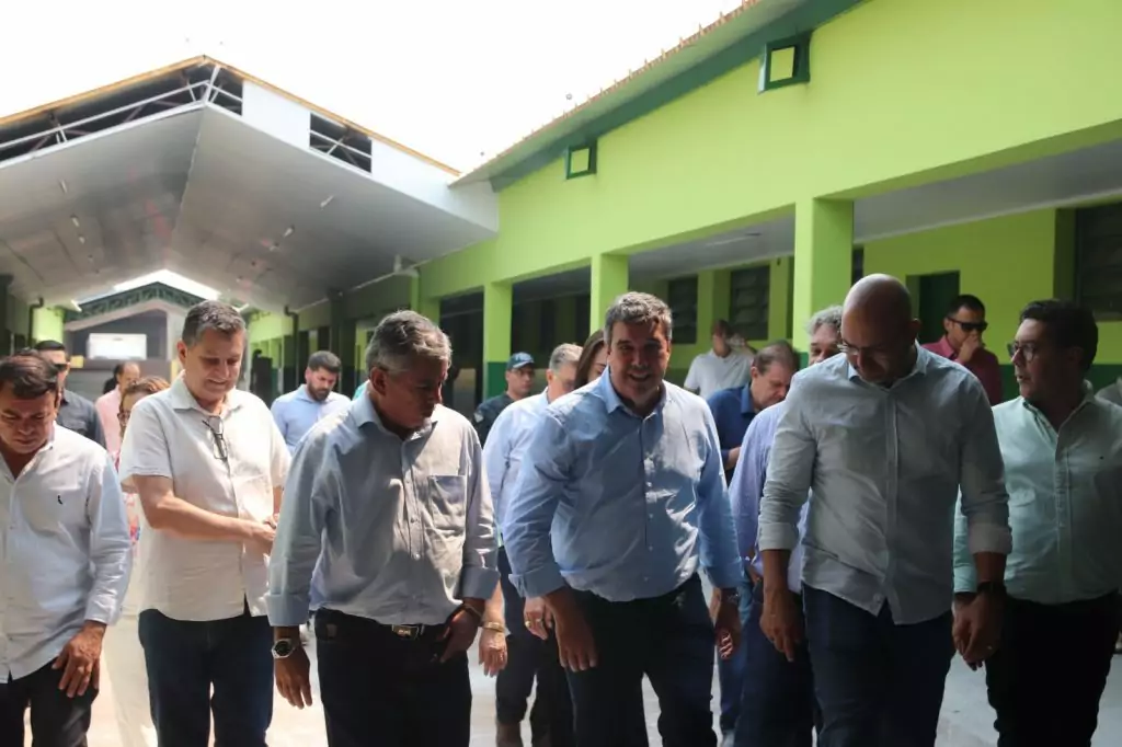 Reinaldo Piti e Aires Cafure recebem Governador Riedel em Bela Vista