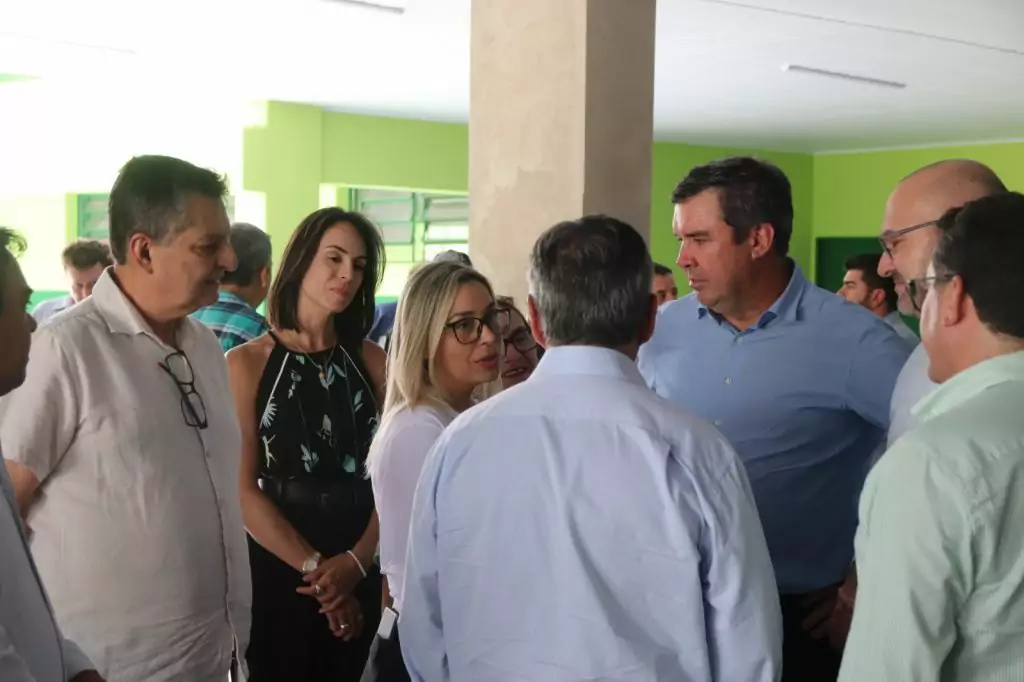 Reinaldo Piti e Aires Cafure recebem Governador Riedel em Bela Vista