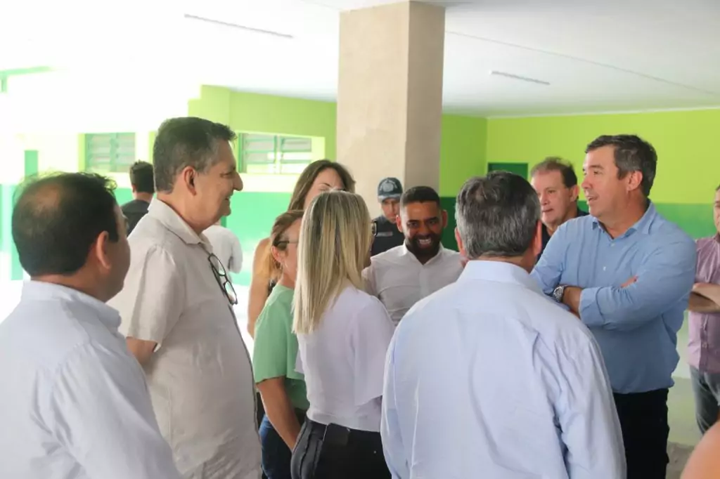 Reinaldo Piti e Aires Cafure recebem Governador Riedel em Bela Vista