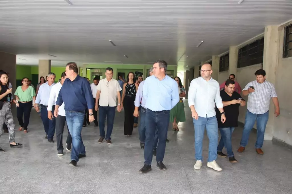 Reinaldo Piti e Aires Cafure recebem Governador Riedel em Bela Vista