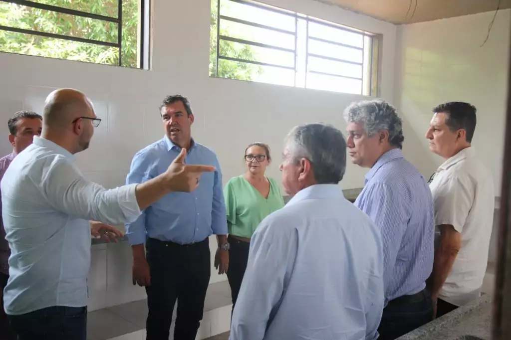 Reinaldo Piti e Aires Cafure recebem Governador Riedel em Bela Vista