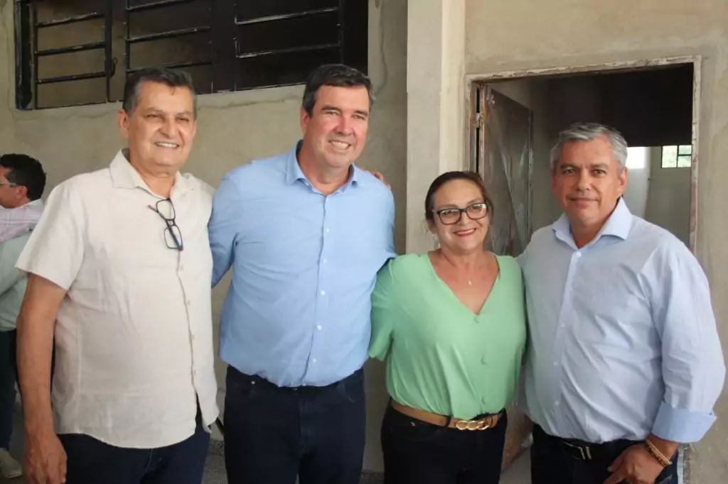 Reinaldo Piti e Aires Cafure recebem Governador Riedel em Bela Vista