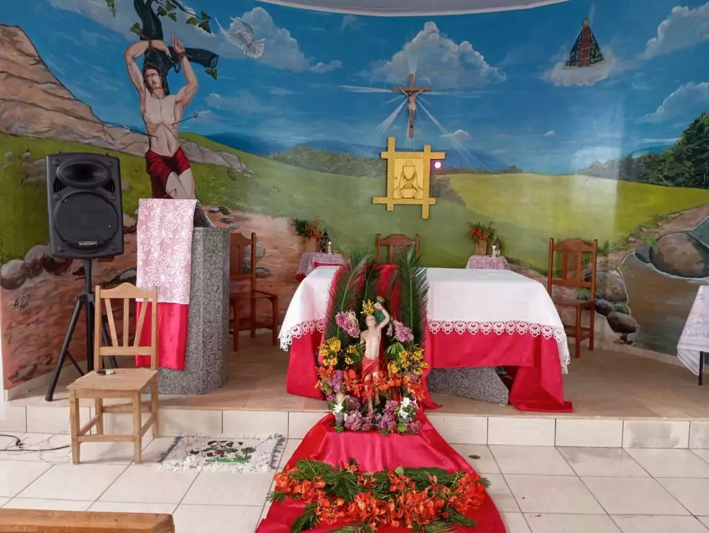 Neco Pagliosa prestigia Festa de São Sebastião no Distrito de Alto Caracol Neco Pagliosa prestigia Festa de São Sebastião no Distrito de Alto Caracol