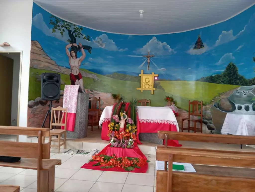 Neco Pagliosa prestigia Festa de São Sebastião no Distrito de Alto Caracol Neco Pagliosa prestigia Festa de São Sebastião no Distrito de Alto Caracol