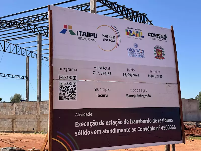 Prefeito Rogério Torquetti comemora avanço das obras de suporte ambiental em Tacuru Prefeito Rogério Torquetti comemora avanço das obras de suporte ambiental em Tacuru