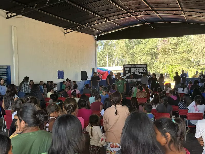 Prefeitura de Paranhos inaugura reforma da Escola Indígena Arandu Poty Renda Prefeitura de Paranhos inaugura reforma da Escola Indígena Arandu Poty Renda