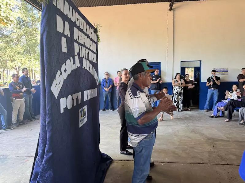Prefeitura de Paranhos inaugura reforma da Escola Indígena Arandu Poty Renda Prefeitura de Paranhos inaugura reforma da Escola Indígena Arandu Poty Renda