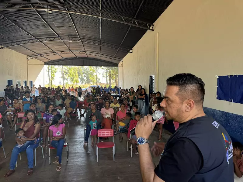 Prefeitura de Paranhos inaugura reforma da Escola Indígena Arandu Poty Renda Prefeitura de Paranhos inaugura reforma da Escola Indígena Arandu Poty Renda