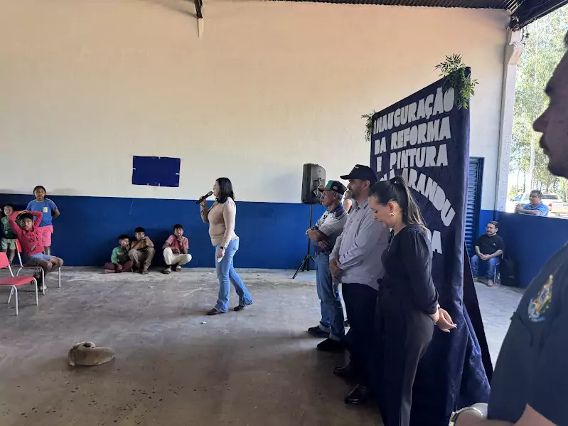 Prefeitura de Paranhos inaugura reforma da Escola Indígena Arandu Poty Renda Prefeitura de Paranhos inaugura reforma da Escola Indígena Arandu Poty Renda