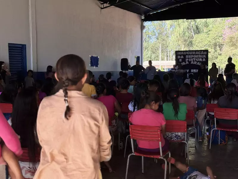 Prefeitura de Paranhos inaugura reforma da Escola Indígena Arandu Poty Renda Prefeitura de Paranhos inaugura reforma da Escola Indígena Arandu Poty Renda