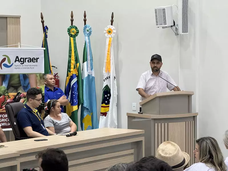Prefeito Hélio Acosta participa do lançamento do Plano Safra da Agricultura Familiar 2025-2026 em Paranhos