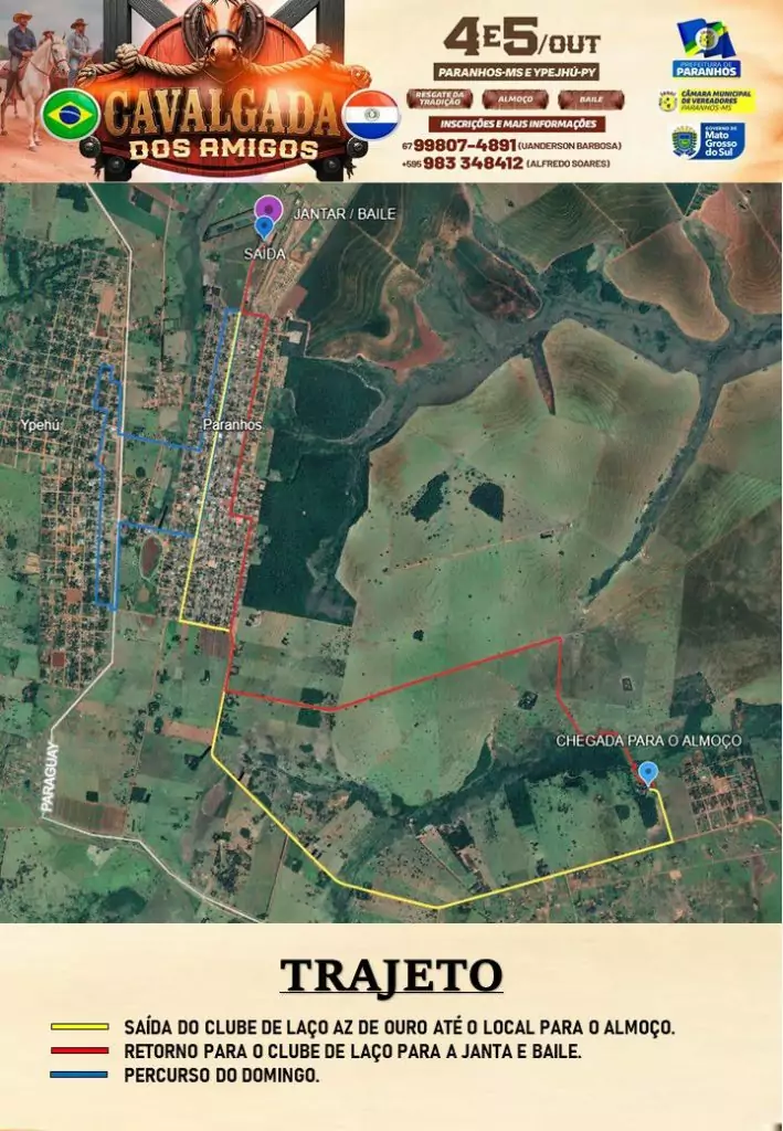 Cavalgada em Paranhos neste sábado e domingo promete muita animação e tradição