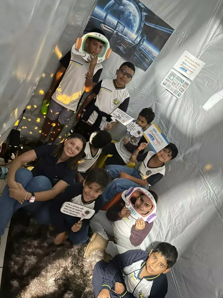 Projeto Planetário SESI encanta estudantes e comunidade em Caracol Projeto Planetário SESI encanta estudantes e comunidade em Caracol