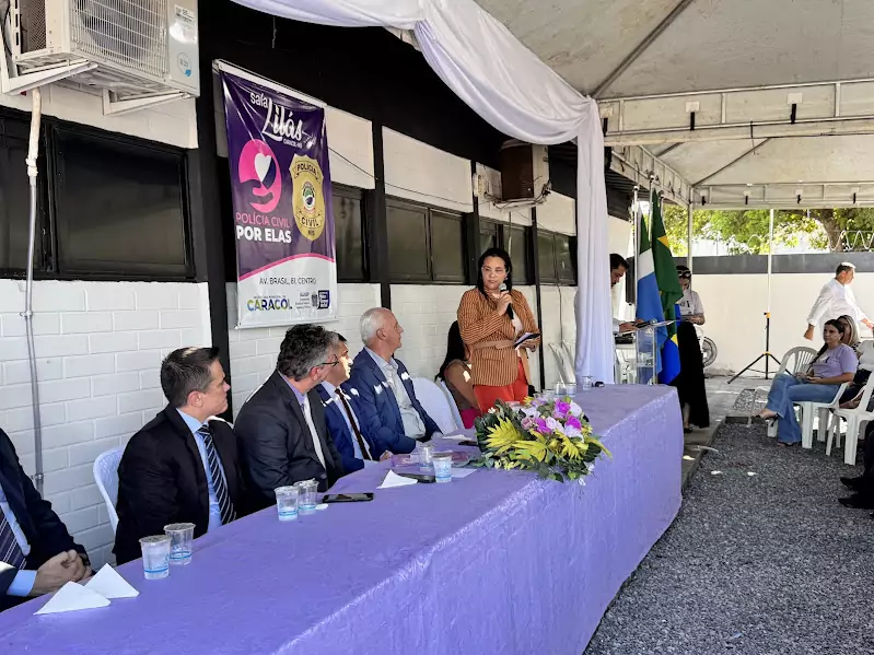 Polícia Civil de MS e Prefeitura de Caracol inauguram a 60ª Sala Lilás no Estado
