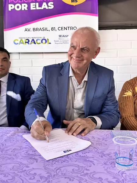 Polícia Civil de MS e Prefeitura de Caracol inauguram a 60ª Sala Lilás no Estado