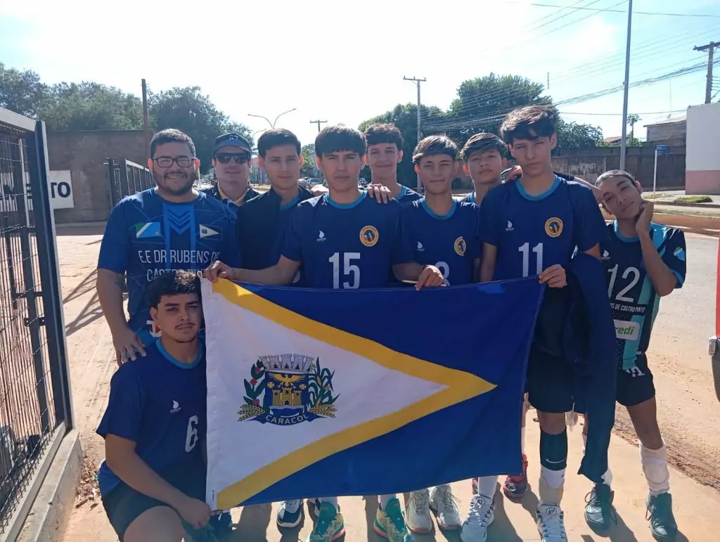 Equipe juvenil de voleibol de Caracol conquista 3º lugar estadual e garante acesso à 2ª divisão dos Jogos Escolares