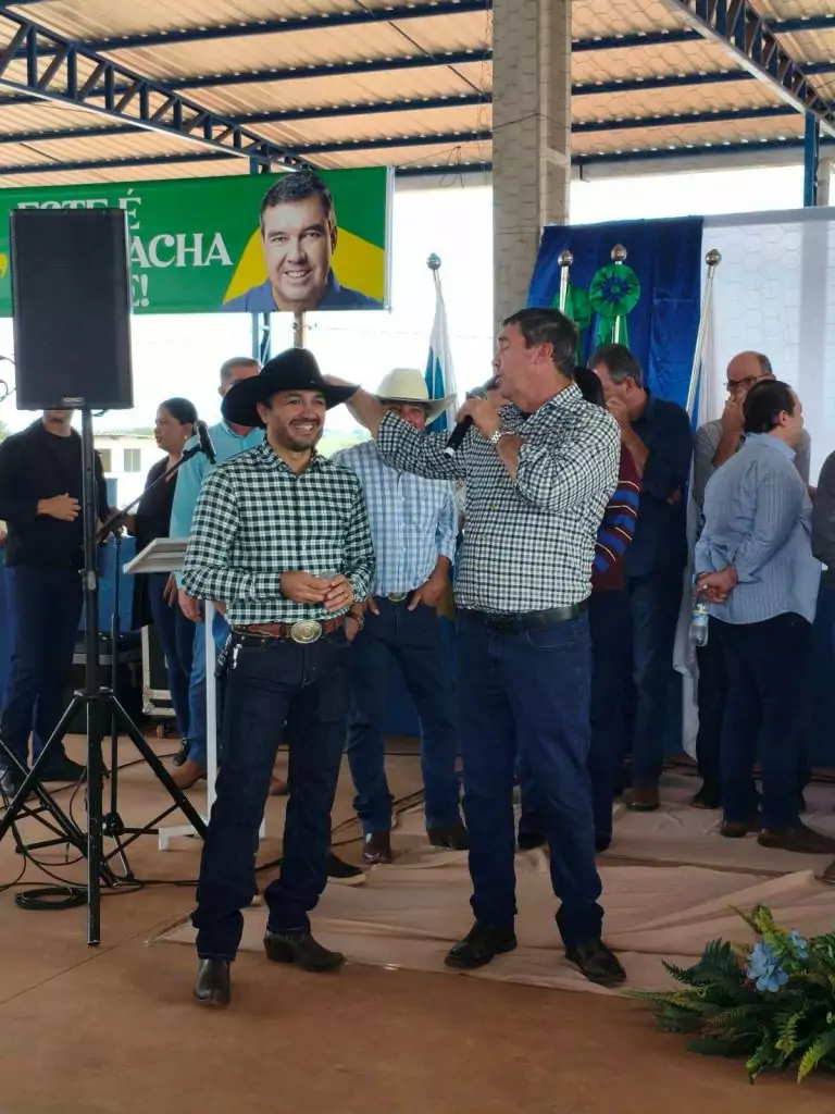 Governador Eduardo Riedel e prefeito Rogério Torquetti lançam novas obras no aniversário de Tacuru