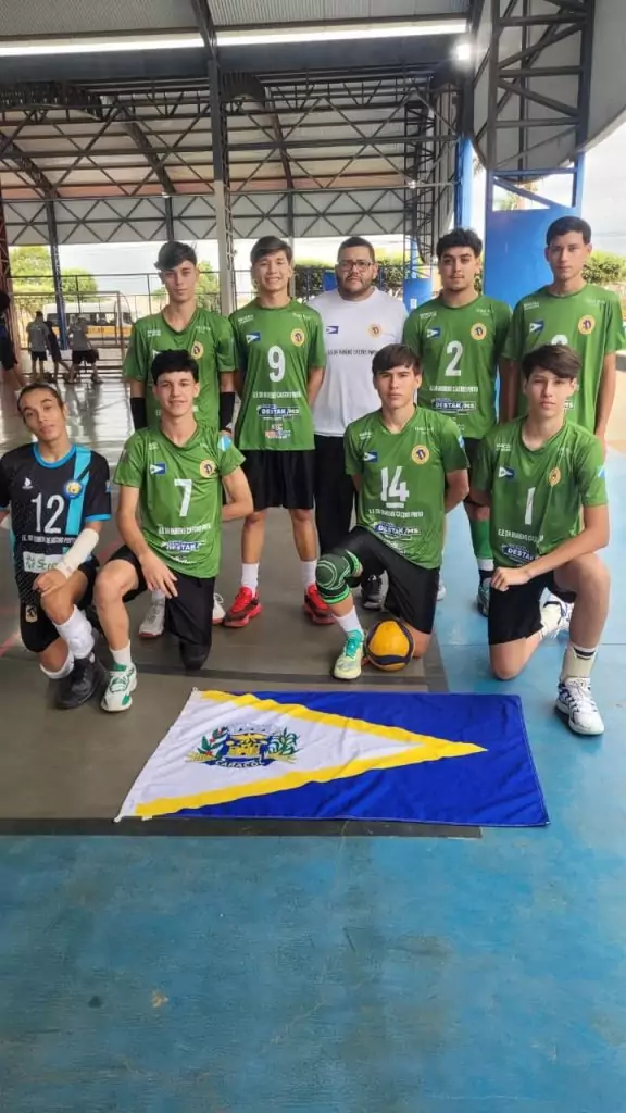 Equipe juvenil de voleibol de Caracol conquista 3º lugar estadual e garante acesso à 2ª divisão dos Jogos Escolares