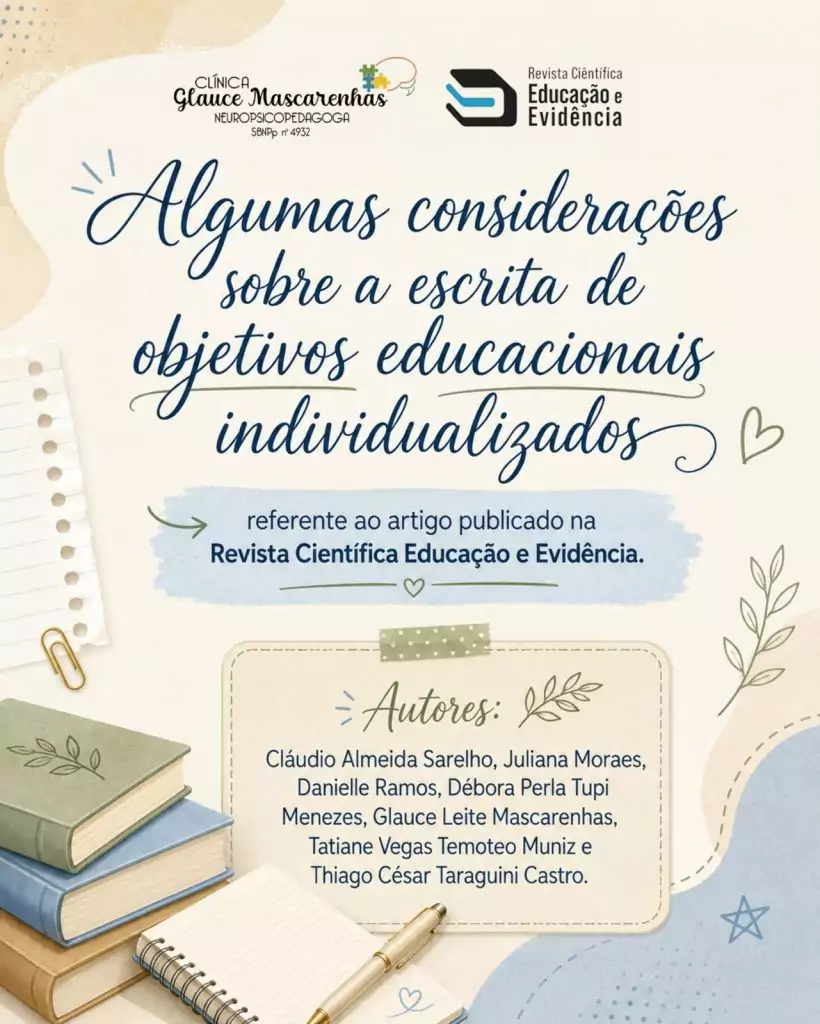 Glauce Mascarenhas, neuropsicopedagoga de Amambai, participa de publicação científica sobre educação inclusiva